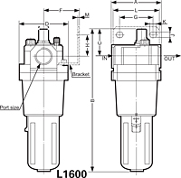 L1600 Series Modular Air Line Lubricators 2
